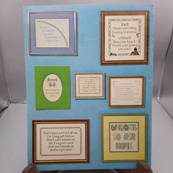 Vintage Cross Stitch Patterns, Cobblestones Book I by Peggy Wellman Designs - Picture 2 of 2